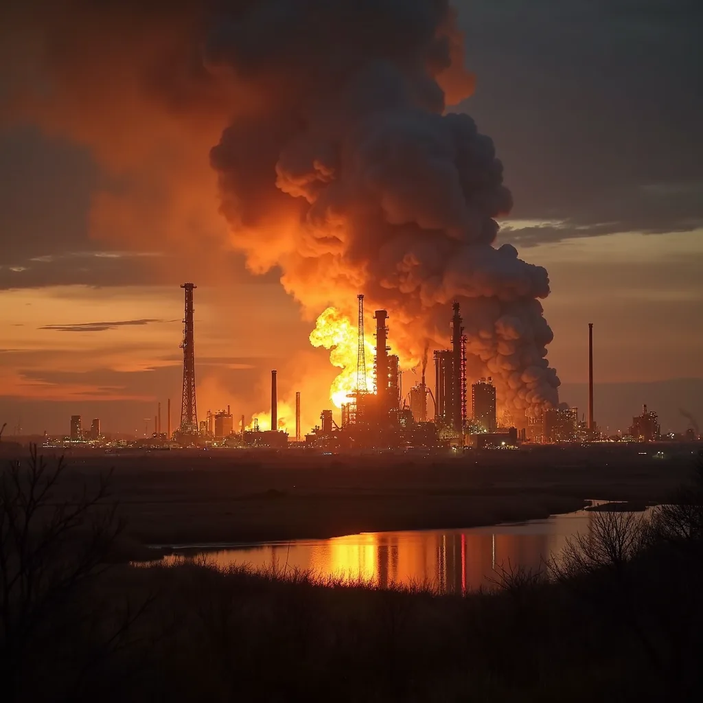Fire Erupts At HF Sinclair Refinery In Tulsa