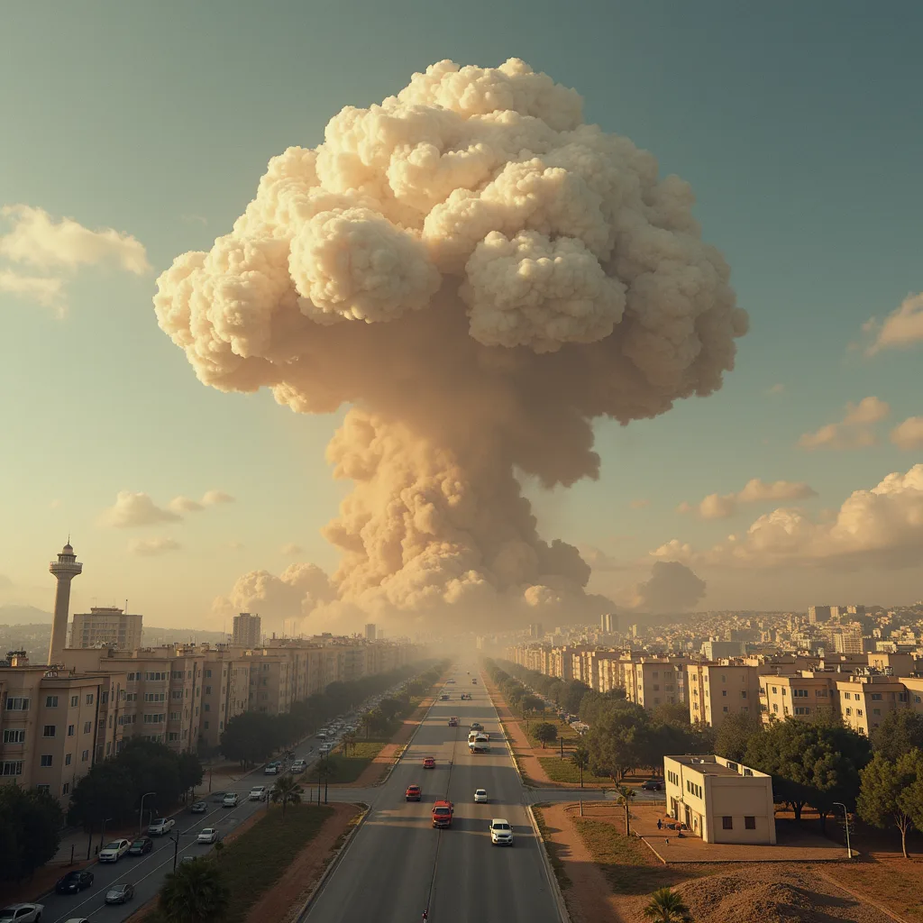 Massive Mushroom Cloud 'Test' Blast Rattles Uninformed Residents Outside Jerusalem