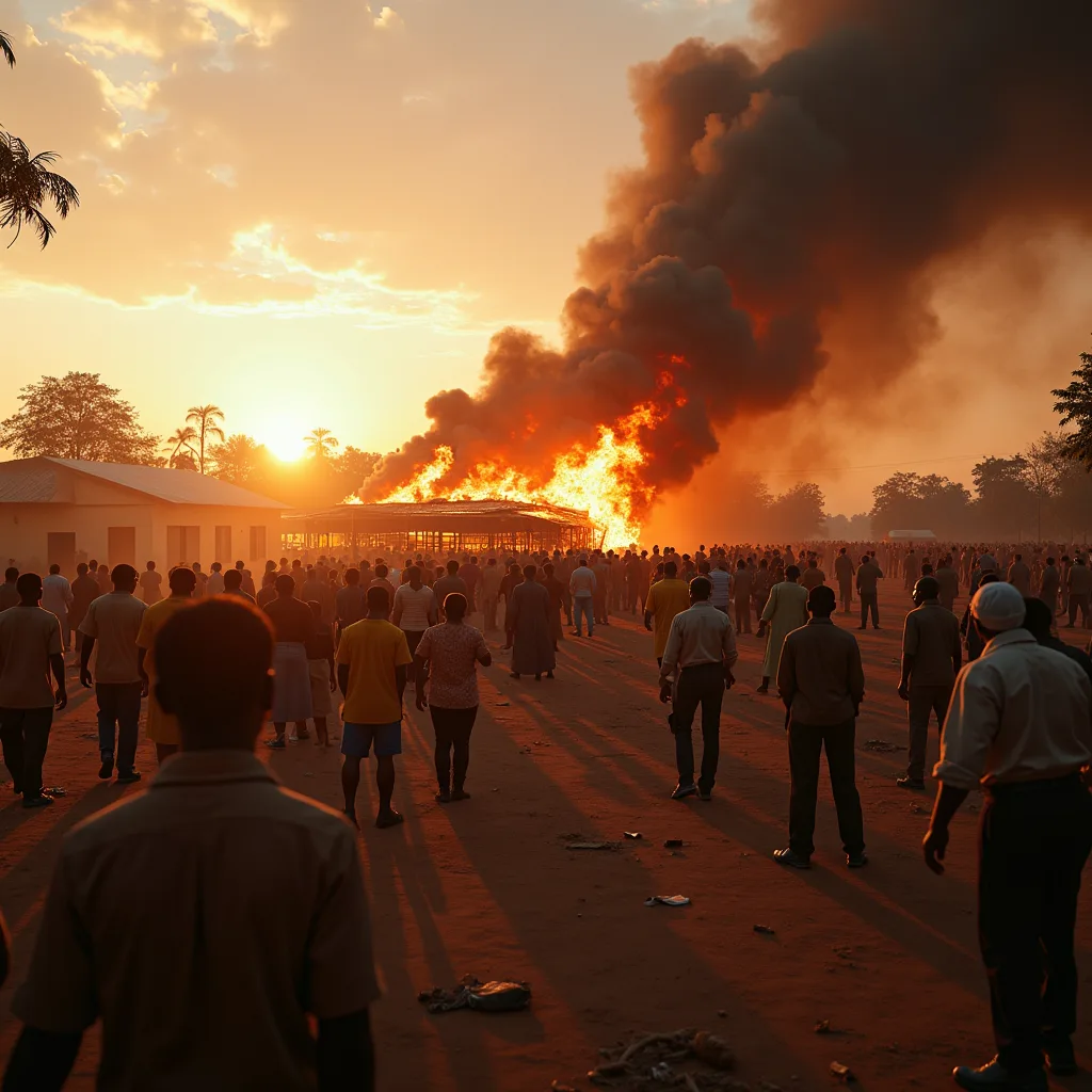Crowd Burns Ebola Treatment Center In Congo Amid Dispute Over Body