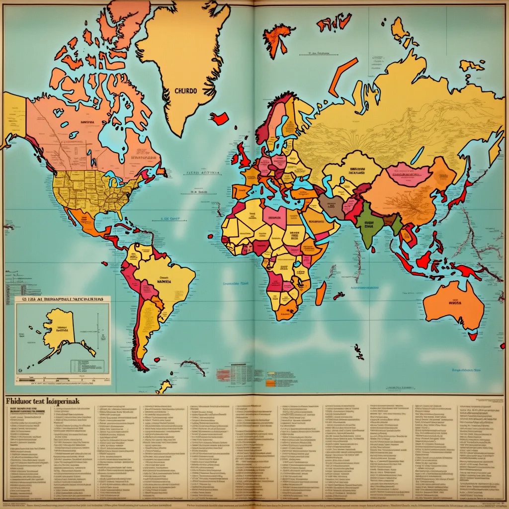Declassified CIA Cartography Maps from the 1980s