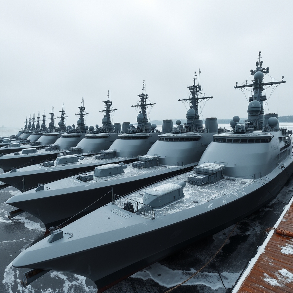 China Flotilla Reaches Russia