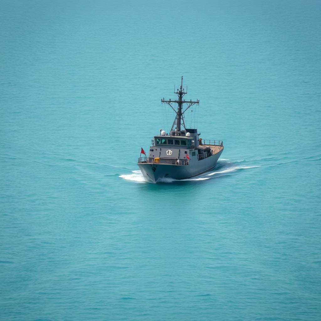 China Navy Approaches Taiwan