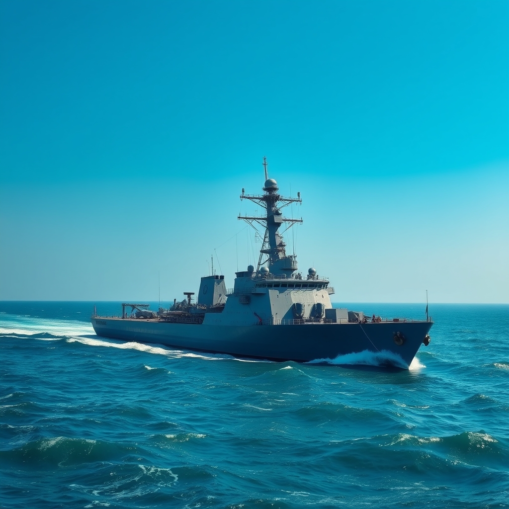 China Navy Sails Near Taiwan