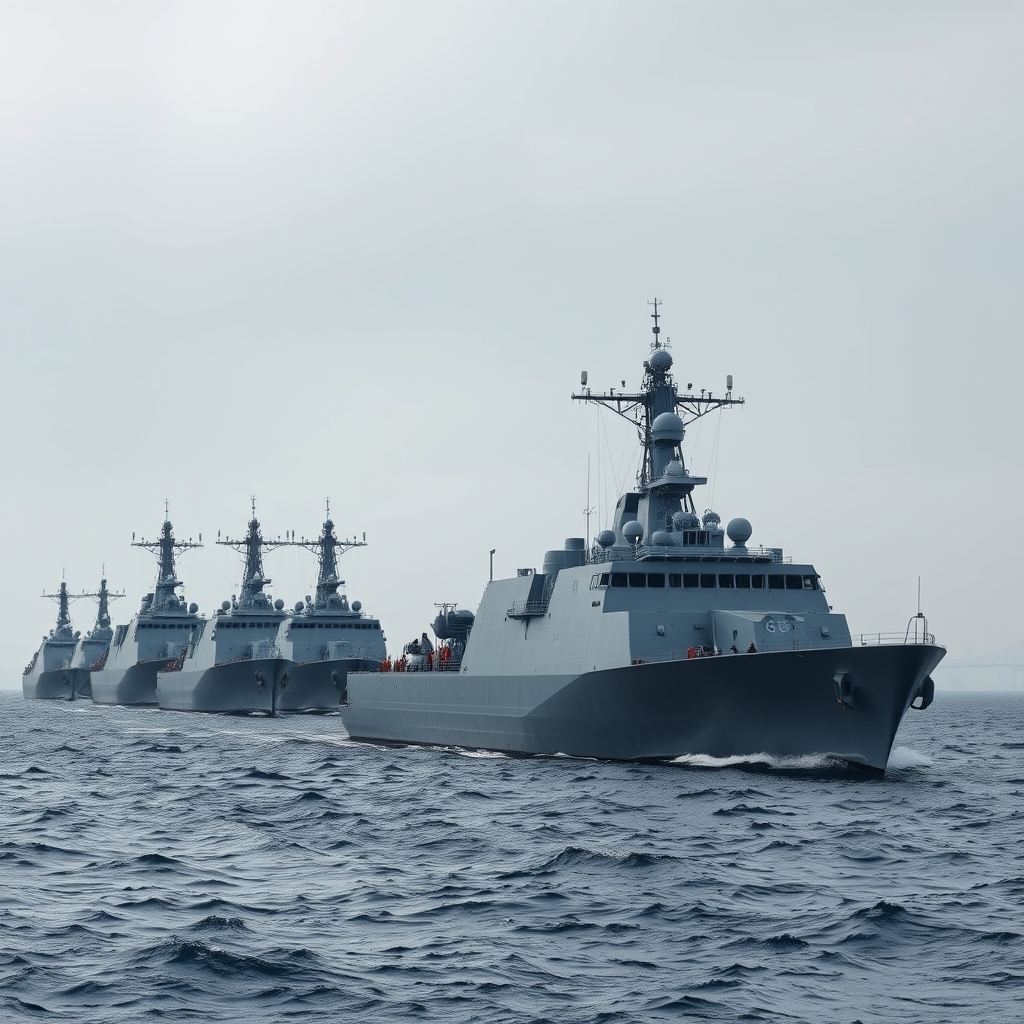 China Ups Naval Presence
