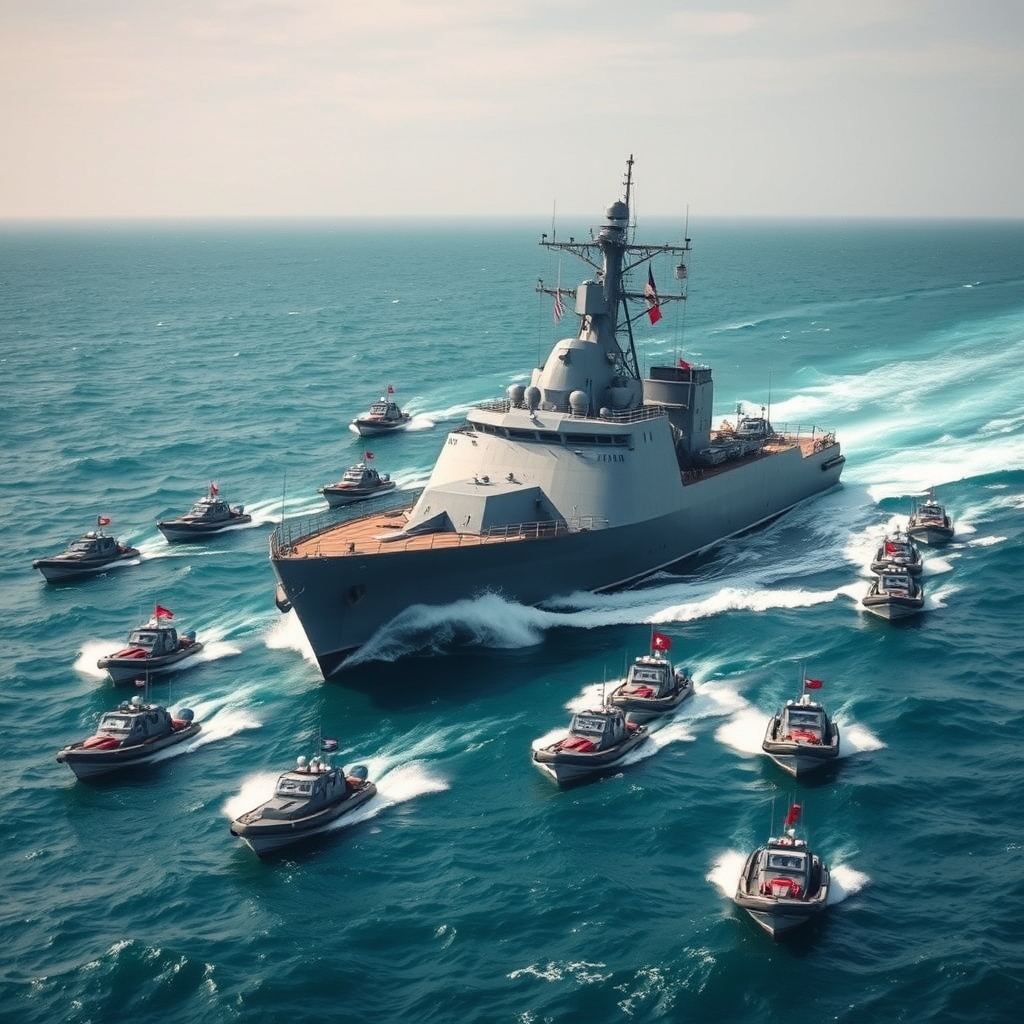 China Deploys 110+ Vessels