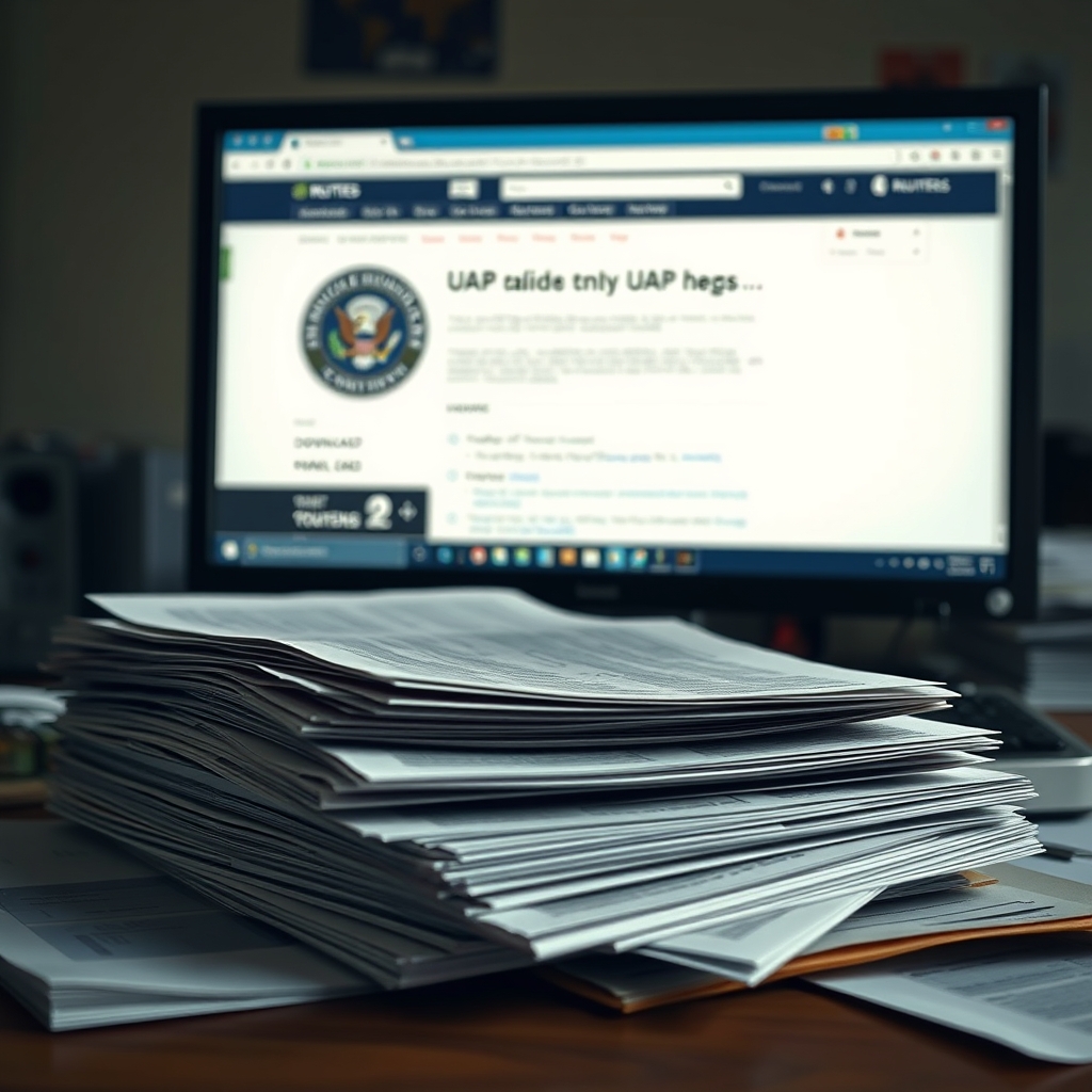 Pentagon Releases Declassified UFO Files