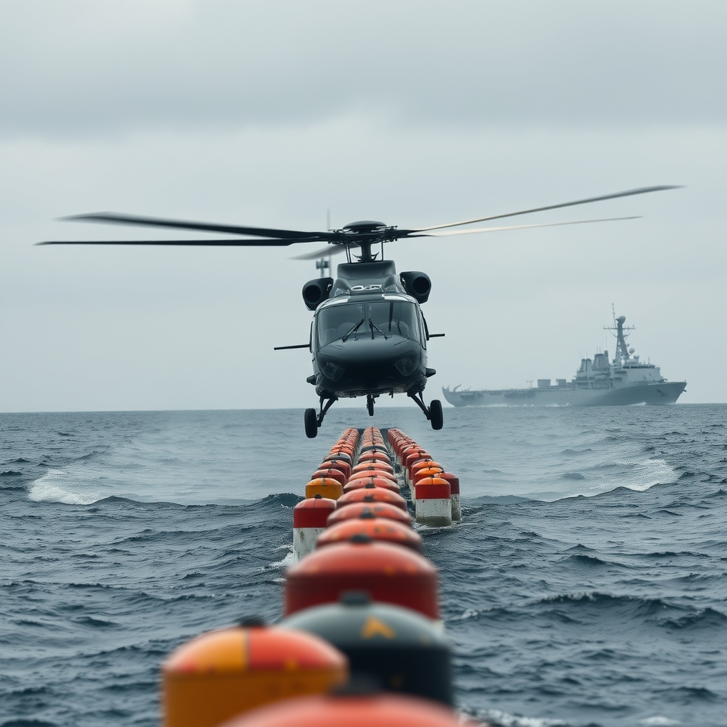 China Sends Helicopter Across Taiwan Strait Median